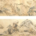 中国传世山水名画---清