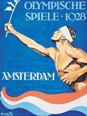 1928年荷兰阿姆斯特丹第九届奥运会会徽