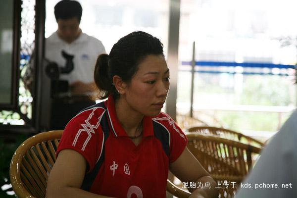 中国女子排球（坐式）队队长吕红琴