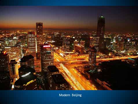 现代北京夜景