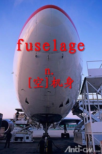 fuselage----(飞机的)机身.jpg