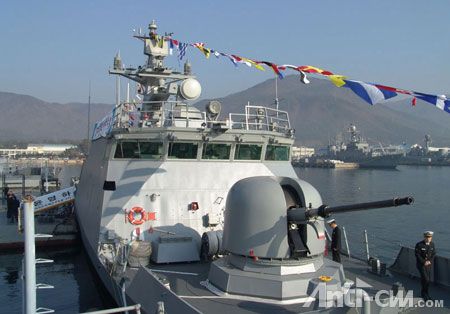 今年首次亮相的韩国最新型海岸巡逻舰.jpg