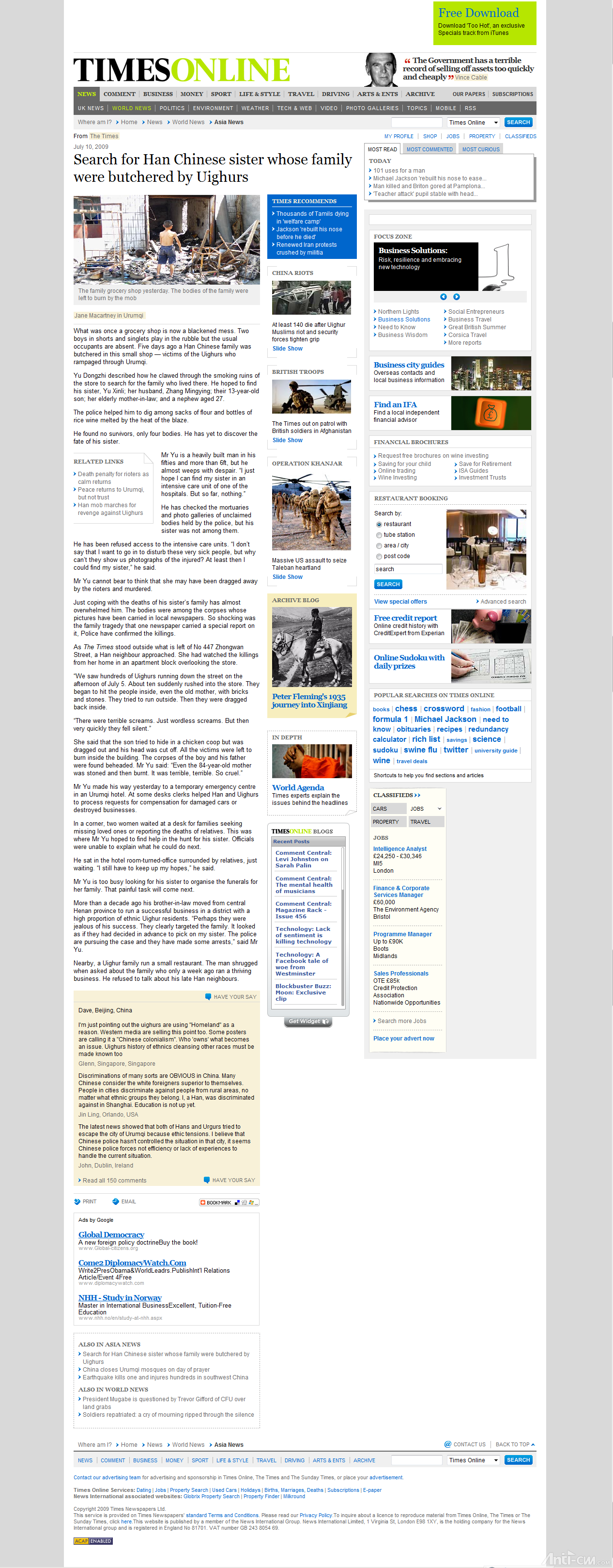 Timesonline-Search for Han Chinese sister whose family were butchered by Uighurs.png