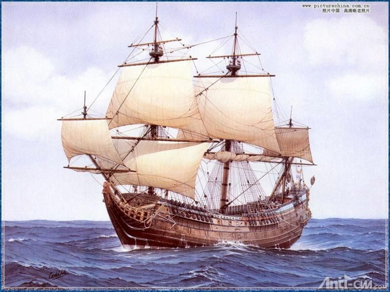 英国私掠船，西班牙运金船最常见的敌人.jpg