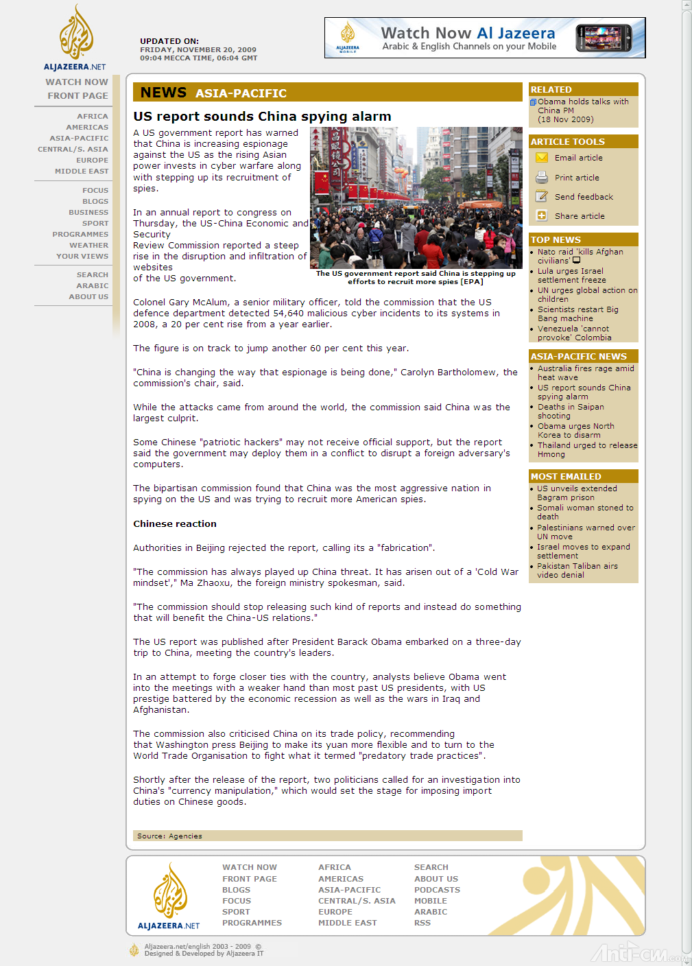 Al Jazeera English - Asia-Pacific - US report sounds China spying alarm.png