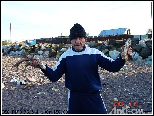 巴尔喀什湖的渔夫