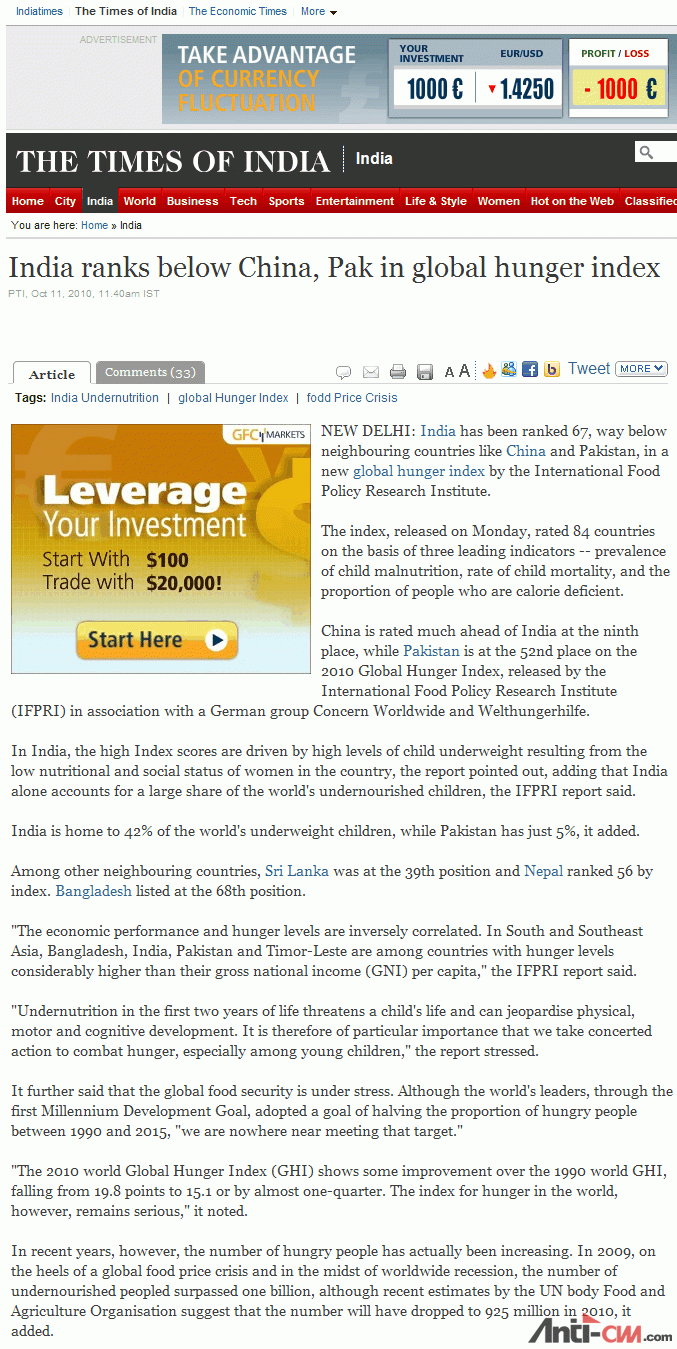 India ranks below China, Pak in global hunger index.gif